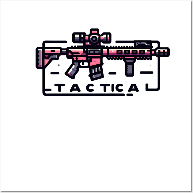 Tactical Shooting Wall Art by Rawlifegraphic